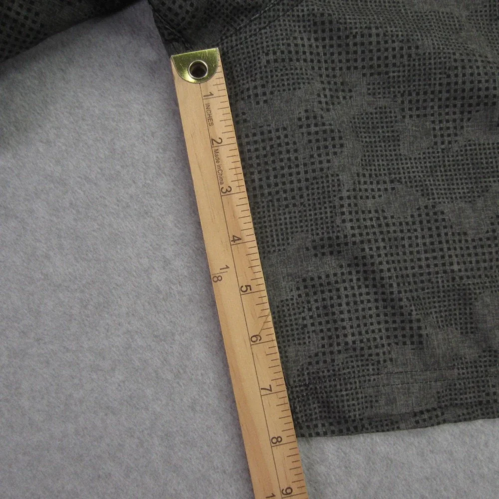 Gerry Mens 37 Swim Trunks Gray Camo AOP Hybrid Lined Boardshorts Built In Brief